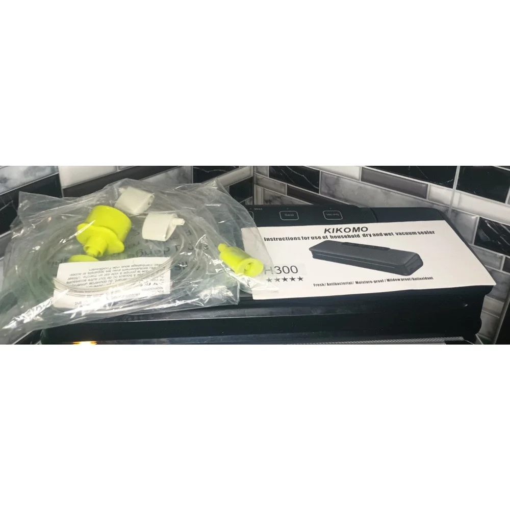 Kikomo Vacuum Sealer Machine Food Saver New Dry Moist Foods Strong Suction W Box
